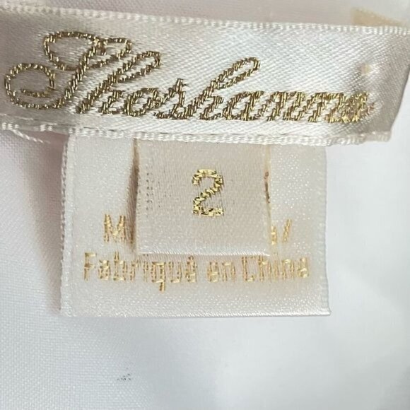 Shoshanna Mini Dress 2 Holland White Gaipure Lace Cottage Fairy Wedding - Picture 7 of 12